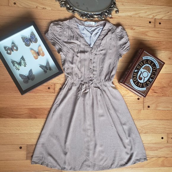 Sunny Girl Dresses & Skirts - Modcloth Retro A Line Coffee Date Dress